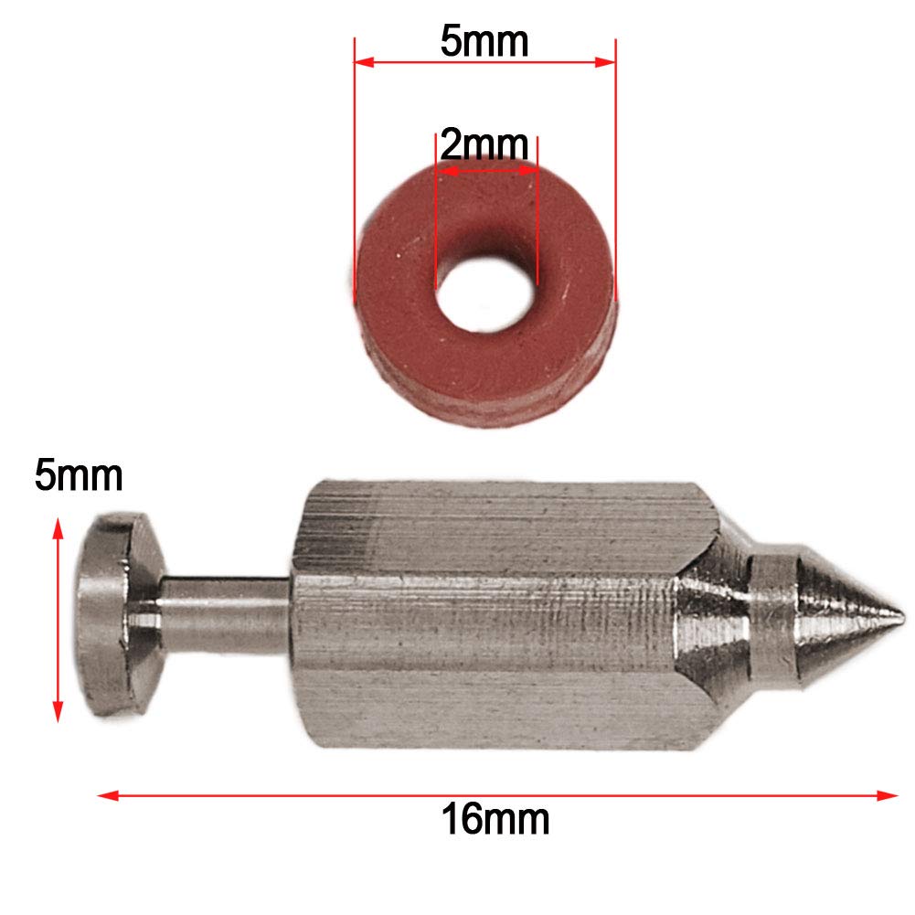 Amazon.com: HIFROM (5 Set Carburetor Float Valve Needle and Needle